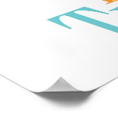 エレファントバスルームプリント ポスター (角)