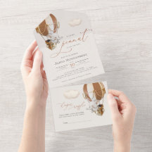 エレファントバルーンの赤ちゃんシャワーすべて一つの招待状