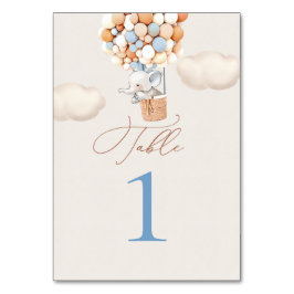 エレファントバルーンテーブル番号 テーブルナンバー