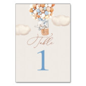 エレファントバルーンテーブル番号 テーブルナンバー (裏面)