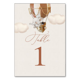 エレファントバルーンテーブル番号 テーブルナンバー