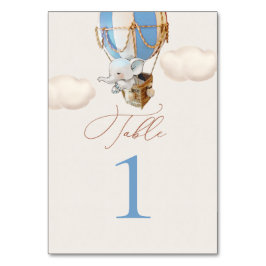 エレファントバルーンテーブル番号 テーブルナンバー