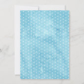 エレファントバルーン水彩ベビーシャワー招待状 招待状 (裏面)