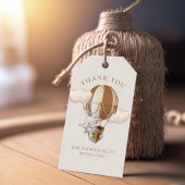 エレファントバルーン赤ちゃんシャワーギフトラベル ギフトタグ