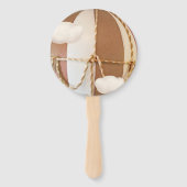 エレファントバルーン赤ちゃんシャワーハンドファン ハンドファン (裏面)