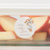 エレファントバルーン赤ちゃんシャワーラベル ラベル (貼付)