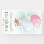 エレファントバルー男女兼用ンベビーシャワー 横断幕 (横)