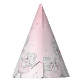 エレファントバレリナダンス誕生日 パーティーハット (裏面)