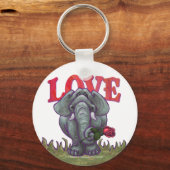 エレファントバレンタインデー キーホルダー (正面)