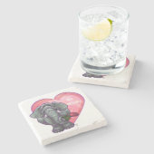 エレファントバレンタインデー ストーンコースター (横)