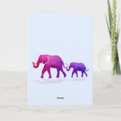 エレファントパパ引用文カード サンキューカード (裏面)