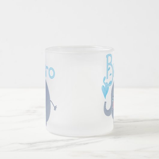 エレファントビッグブロ フロストグラスマグカップ (中央)