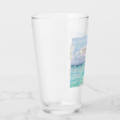 エレファントビーチの水彩画 - アンダマン記念ギフト タンブラーグラス (右)