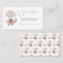 エレファントピンクかわいい女の子のおむつラッフル