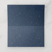 エレファントピンクとネイビーの誕生日パーティーの座席 プレイスカード (内部開封)