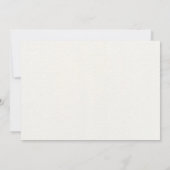 エレファントピンクのフローラベビーシャワーバイメール 招待状 (裏面)