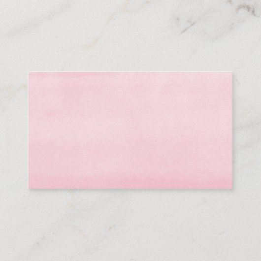 エレファントピンクの緑の女の子シャワーおむつラッフル エンクロージャーカード (裏面)