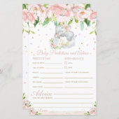 エレファントピンクフローラベビー予測アドバイスカード (正面/裏面)