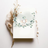 エレファントピーナッツベイビーシャワー招待状 招待状