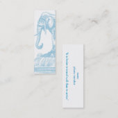 エレファントブッダ引用文 スキニー名刺 (正面/裏面)