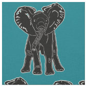 エレファントブラック（任意の色） ファブリック (クローズアップ)