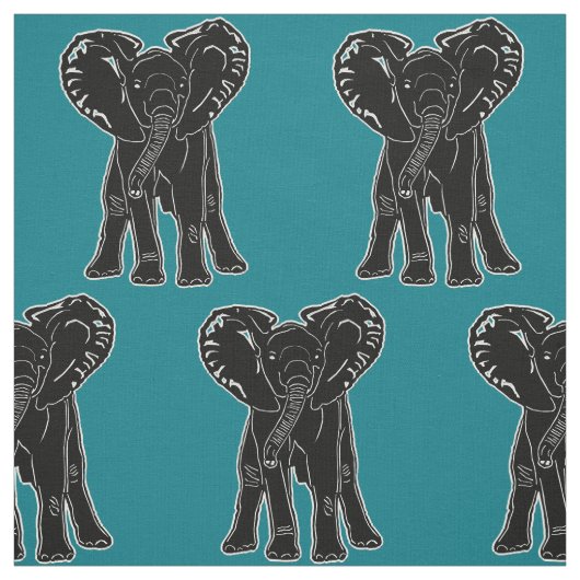 エレファントブラック（任意の色） ファブリック (見本)