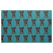 エレファントブラック（任意の色） ファブリック (ファットクウォーター)