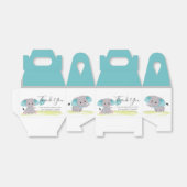 エレファントブルーのバルーンの好意ボックス フェイバーボックス (折り畳みなし)