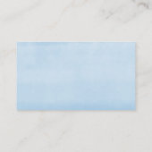 エレファントブルーの緑の男の子シャワーおむつラッフル エンクロージャーカード (裏面)