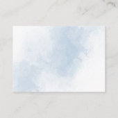 エレファントブルーボーイ緑おむつラッフル エンクロージャーカード (裏面)