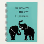 エレファントプランナー – テキストとカラー プランナー手帳 (正面)