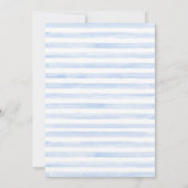 エレファントプリンスベイビーシャワー招待状 招待状 (裏面)