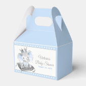 エレファントプリンスベビーシャワー フェイバーボックス (正面サイド)