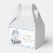 エレファントプリンスベビーシャワー フェイバーボックス (正面サイド)