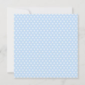 エレファントプリンスベビーシャワー 招待状 (裏面)