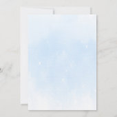 エレファントプリンスボーイ赤ちゃんシャワー招待状 招待状 (裏面)