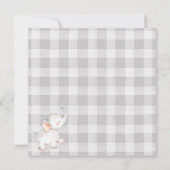 エレファントプレイドブライダルシャワー 招待状 (裏面)