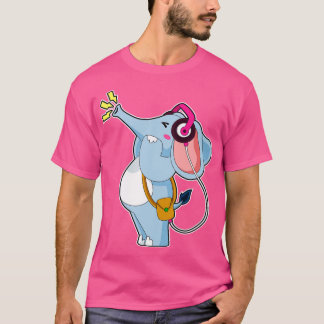エレファントヘッドフォン音楽2 Tシャツ
