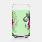 エレファントヘンナロータス花 ガラス缶 (左)