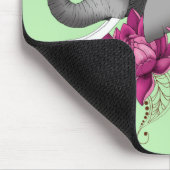 エレファントヘンナロータス花 マウスパッド (コーナー)