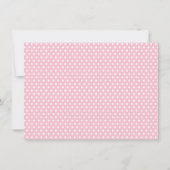 エレファントベビーガールシャワー招待状 招待状 (裏面)