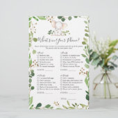 エレファントベビーシャワーあなたの電話の何 (スタンド正面)