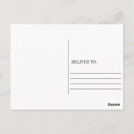 エレファントベビーシャワーありがとうございますお知らせ水玉模様 ポストカード (裏面)