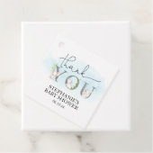 エレファントベビーシャワーありがとうパーティーラベル フェイバータグ (インサイチュ)