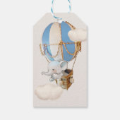 エレファントベビーシャワーギフトラベル ギフトタグ (裏面)