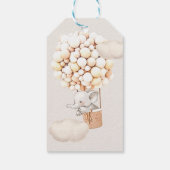 エレファントベビーシャワーギフトラベル ギフトタグ (裏面)