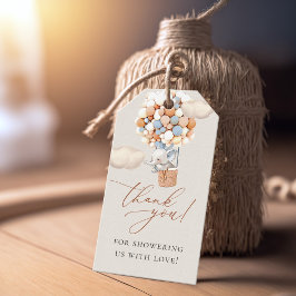 エレファントベビーシャワーギフトラベル ギフトタグ