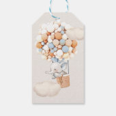 エレファントベビーシャワーギフトラベル ギフトタグ (裏面)