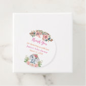 エレファントベビーシャワーギフトラベル フェイバータグ (インサイチュ)