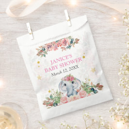 エレファントベビーシャワーギフトラベル フェイバーバッグ